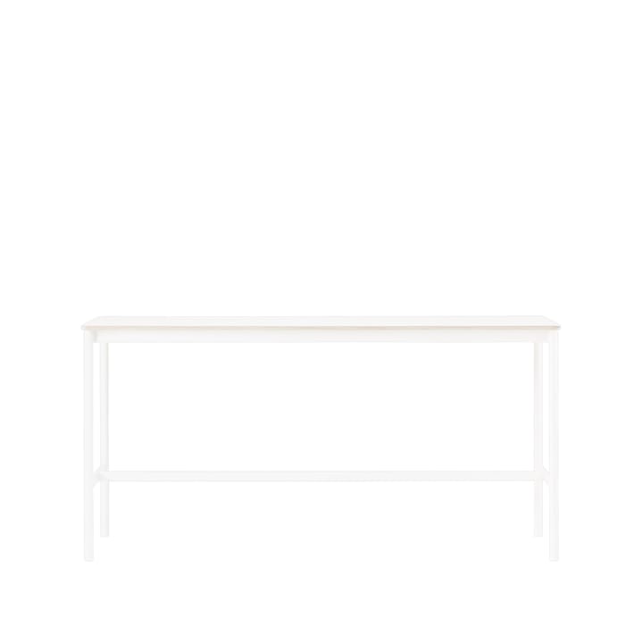 Base High barbord - white laminate, hvidt stel, krydsfinérkant, B50 L190 H95 - Muuto