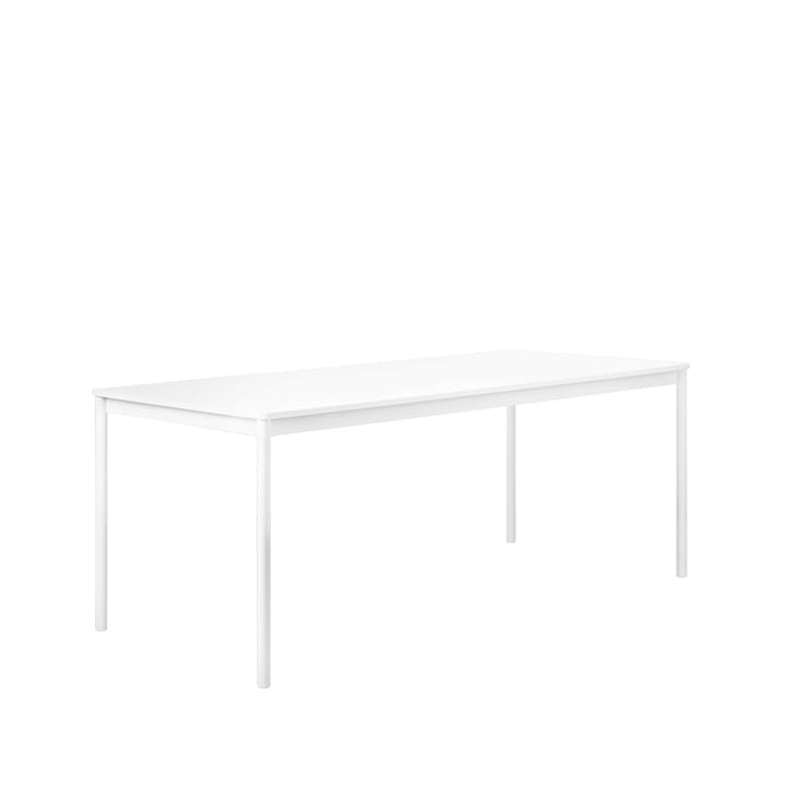 Base spisebord - White, abs kant, 190x85 cm - Muuto