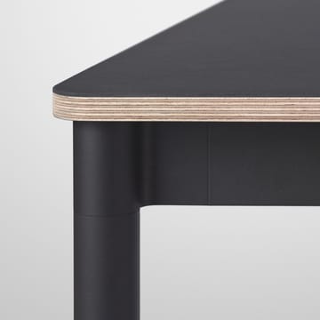Base spisebord - white, krydsfinérkant, 140x80 cm - Muuto