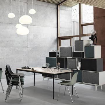 Base spisebord - white, krydsfinérkant, 140x80 cm - Muuto