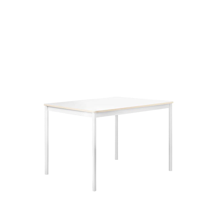 Base spisebord - white, krydsfinérkant, 140x80 cm - Muuto