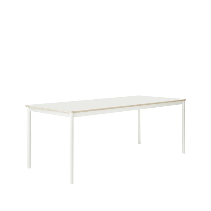 Base spisebord - White, krydsfinérkant, 190x85 cm - Muuto
