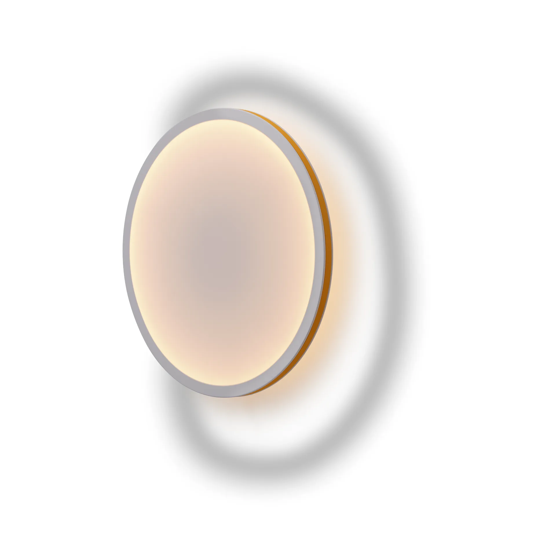 Calm væglampe Ø50 cm, Hvid/Orange Muuto