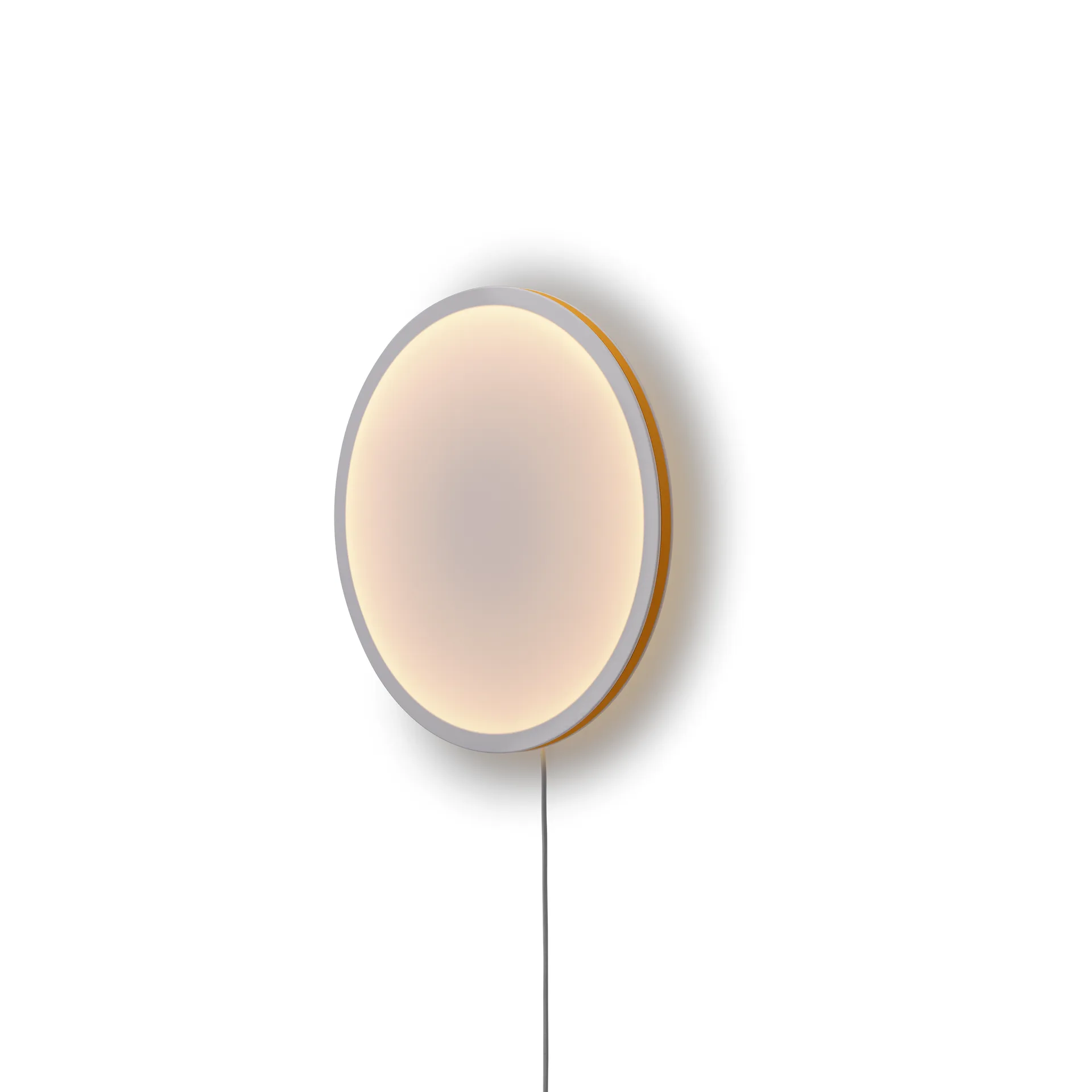 Calm væglampe Ø50 cm, Hvid/Orange Muuto