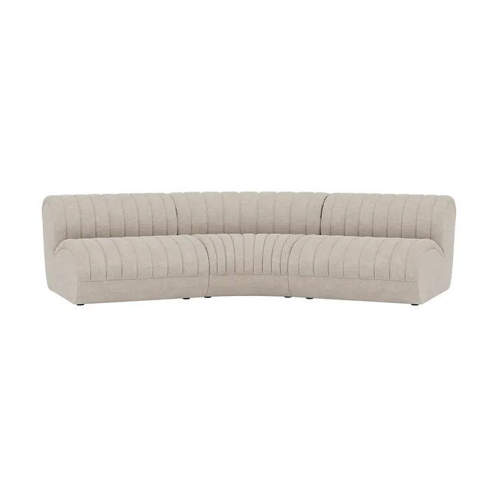 Coltre modulsofa - Konfiguration 4, turf-sand, 3-personers sofa - Muuto