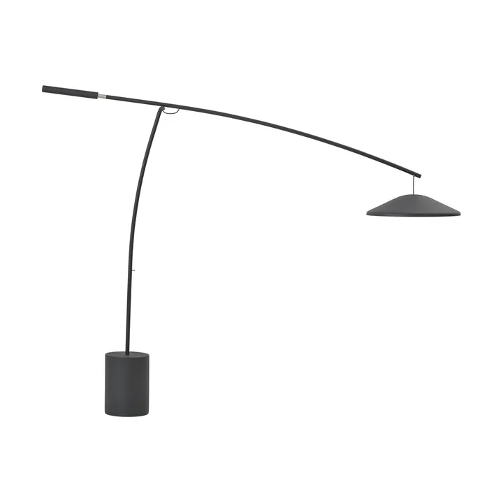 Contra gulvlampe - Anthracite black-concrete, 188 cm - Muuto