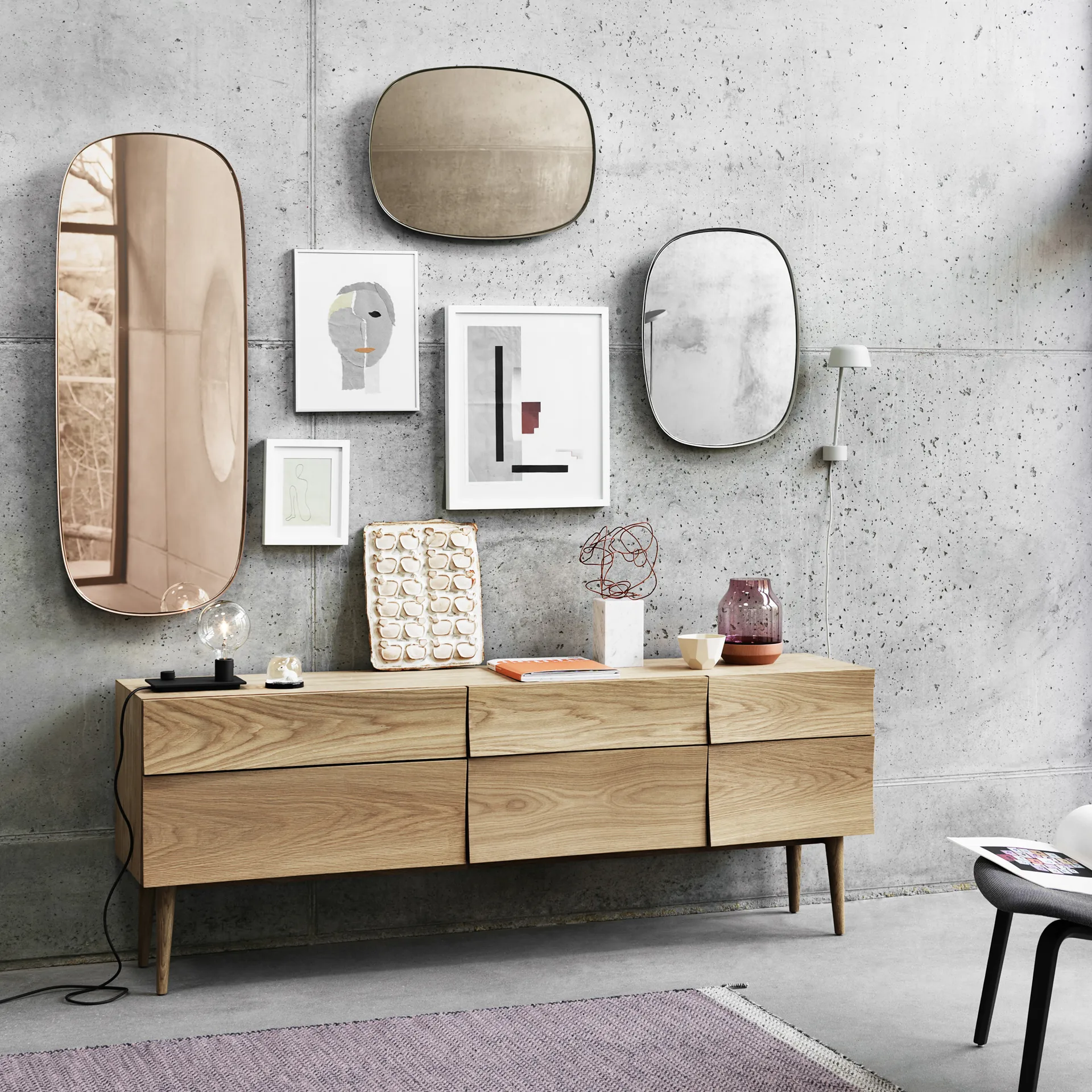 Control bordlampe, sort Muuto