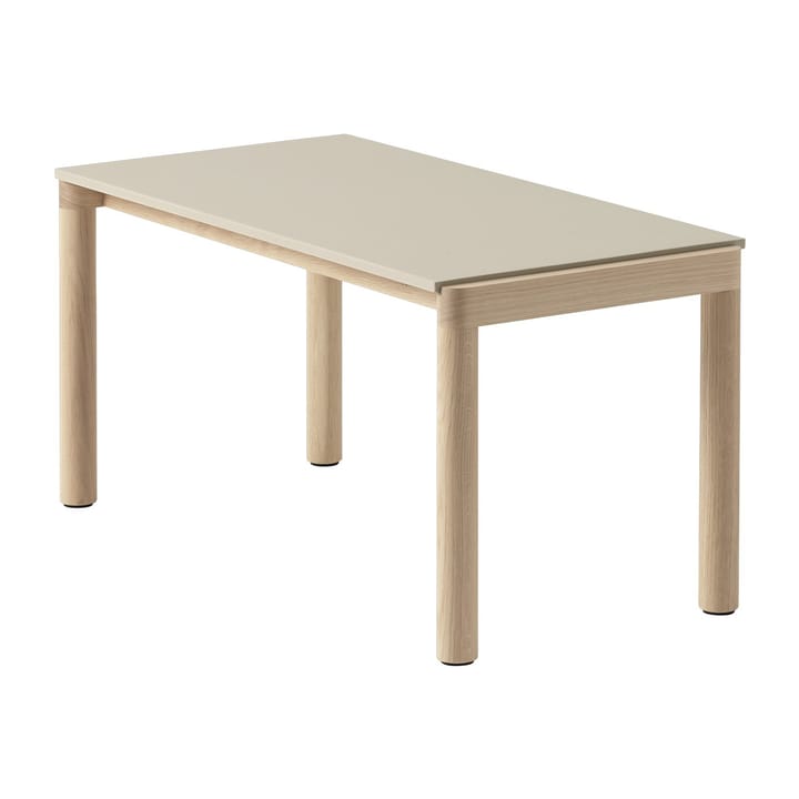 Couple 1 Plain sofabord 40x84x40 cm - Sand/Oak - Muuto