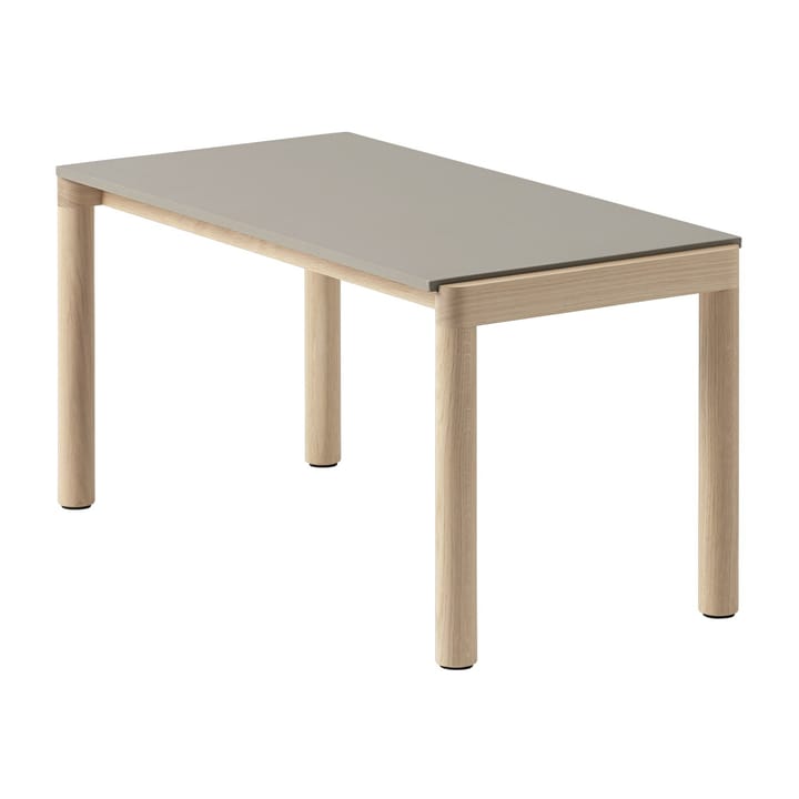 Couple 1 Plain sofabord 40x84x40 cm - Taupe/Oak - Muuto