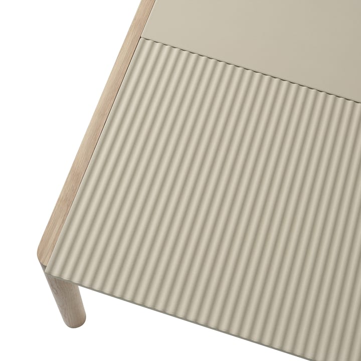 Couple 1 Plain sofabord 80x84x40 cm, Sand/Oak Muuto