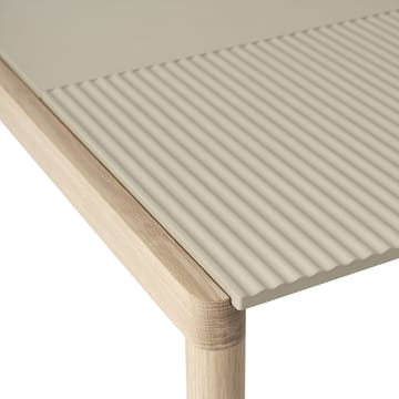 Couple 1 Plain sofabord 80x84x40 cm - Sand/Oak - Muuto