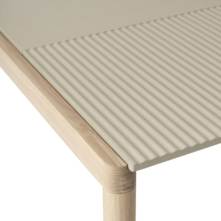 Couple 1 Plain sofabord 80x84x40 cm, Sand/Oak Muuto