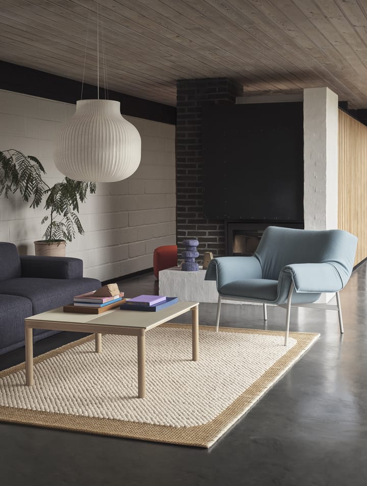 Couple 1 Plain sofabord 80x84x40 cm, Sand/Oak Muuto