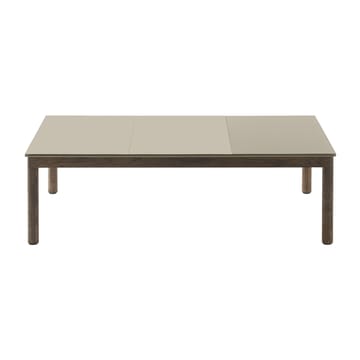 Couple 2 Plain sofabord 120x84x35 cm - Sand/Dark oiled oak - Muuto