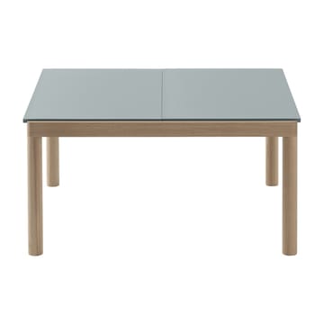 Couple 2 Plain sofabord 80x84x40 cm - Pale blue/Oak - Muuto