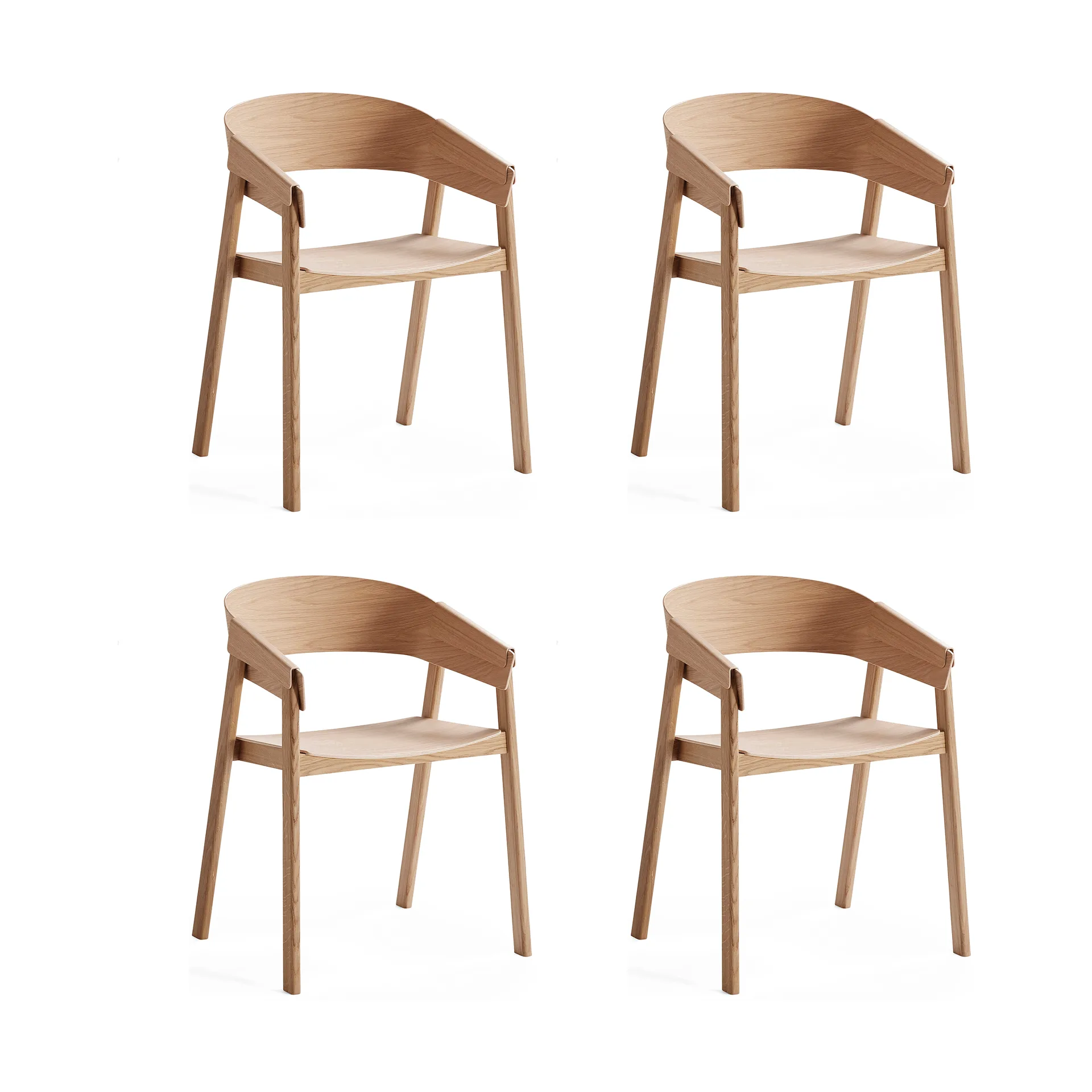 Cover Armchair karmstol, Eg, 4 stk. Muuto