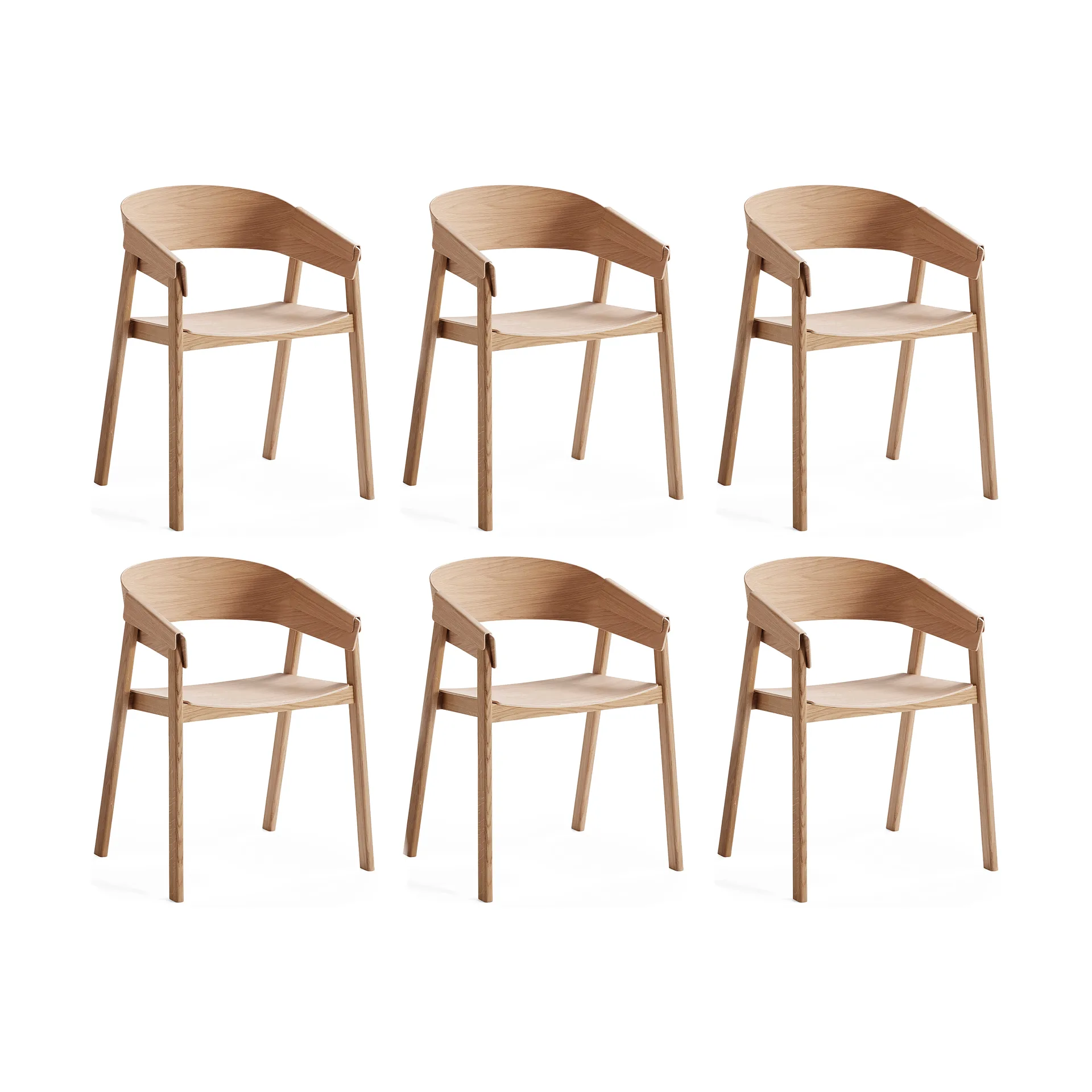 Cover Armchair karmstol, Eg, 6 stk. Muuto