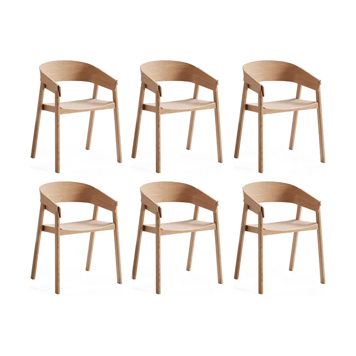 Cover Armchair karmstol, Eg, 6 stk. - Muuto