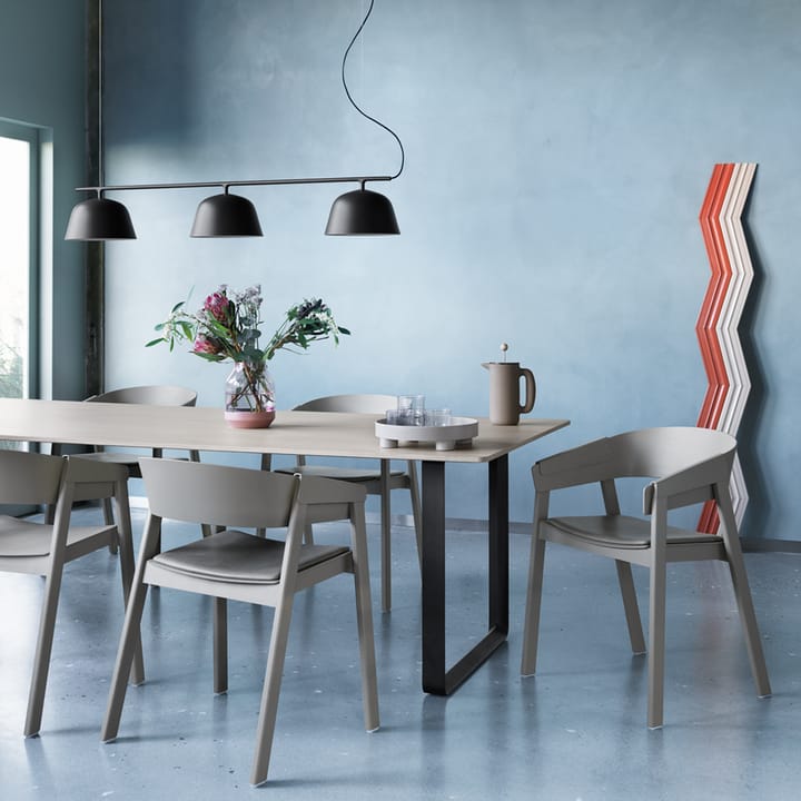 Cover karmstol polstret sæde, Remix 252, oak Muuto