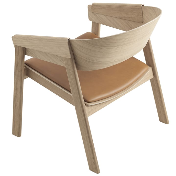 Cover loungestol læder, Cognac-egetræ Muuto
