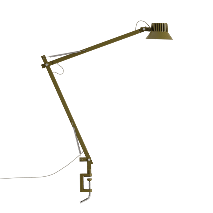 Dedicate L2 bordlampe med klemme - Brown Green - Muuto
