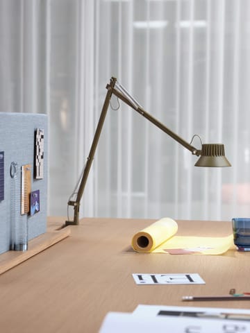 Dedicate L2 bordlampe med klemme - Brown Green - Muuto