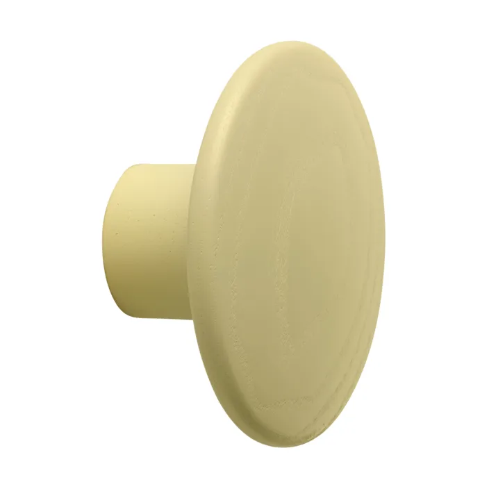 Dots Wood knage - Gul-beige, Ø6,5 cm - Muuto