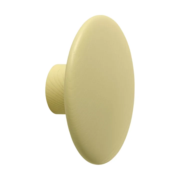 Dots Wood knage - Gul-beige, Ø9 cm - Muuto