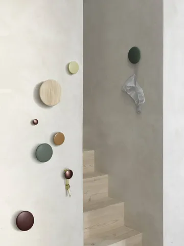 Dots Wood knage - Lyseoliven, Ø13 cm - Muuto