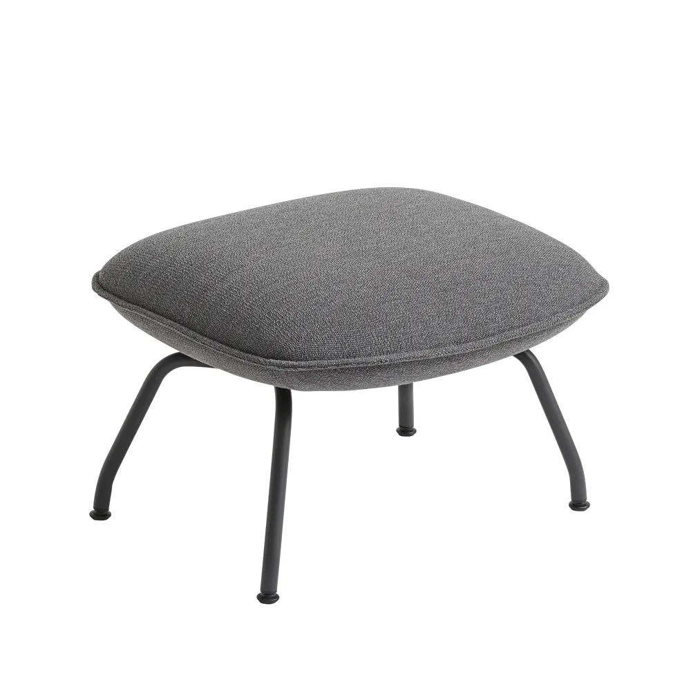 Doze ottoman, Ocean 80/Anthracite black Muuto