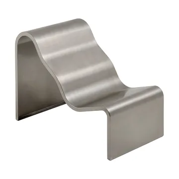 Dream View bænk - Børstet stål, 60 cm - Muuto