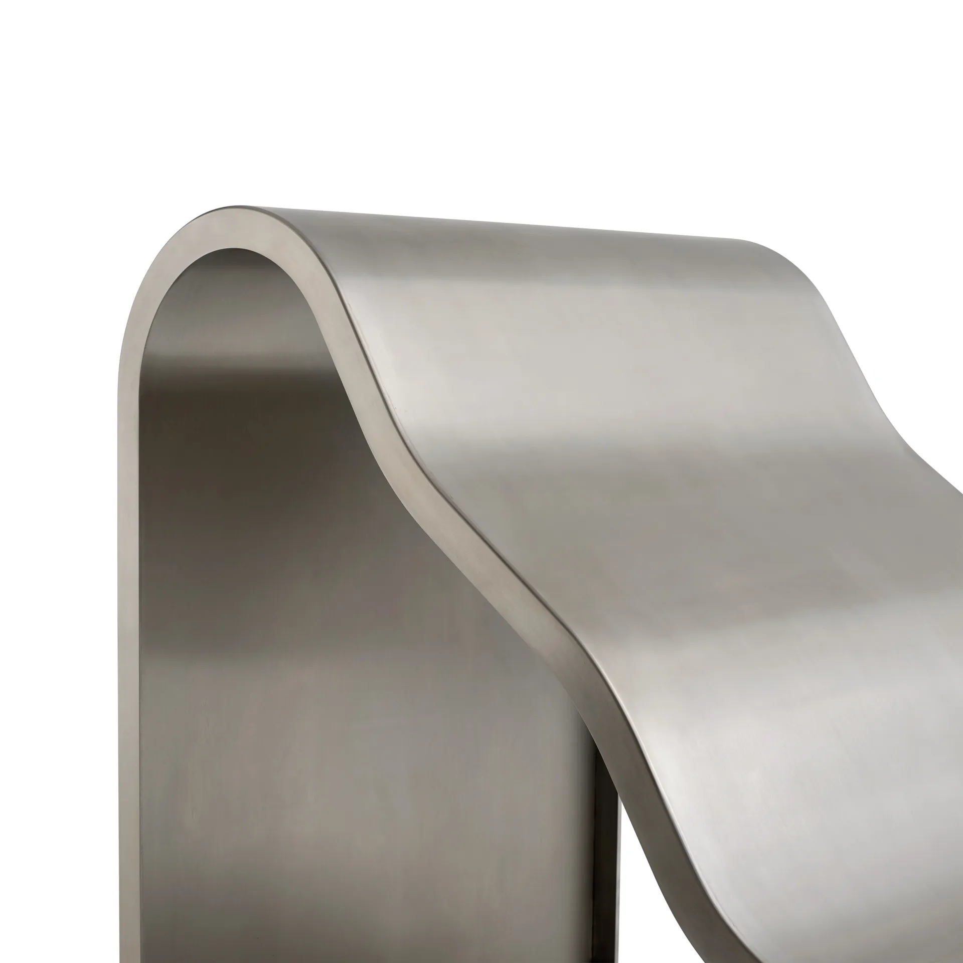 Dream View bænk, Børstet stål, 60 cm Muuto