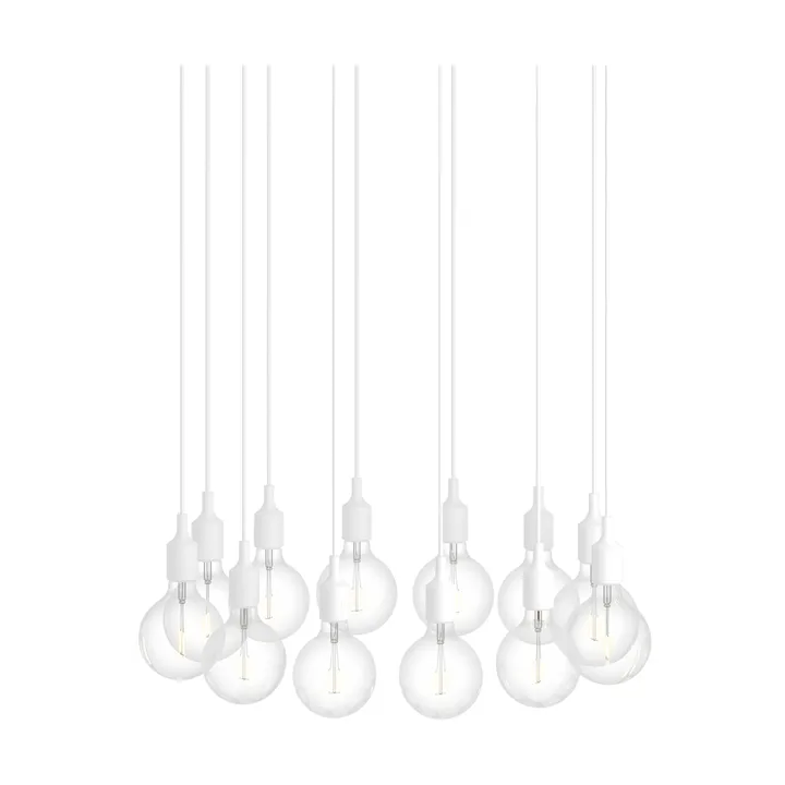 E27 Pendant Cluster 12 pendel lampe - Hvid - Muuto