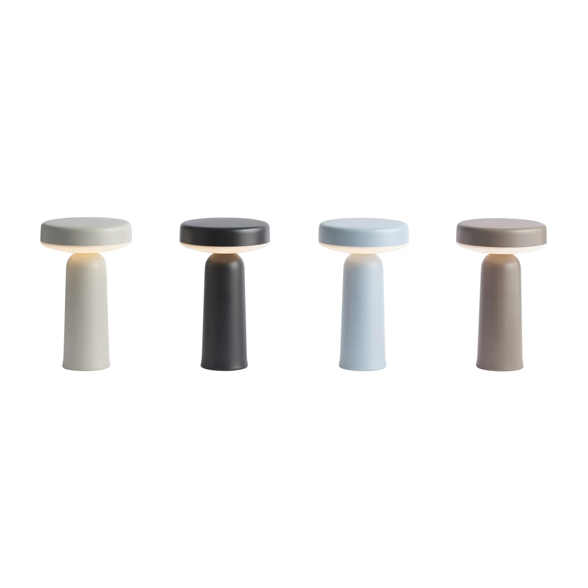 Ease portabel bordlampe 21,5 cm, Light blue Muuto