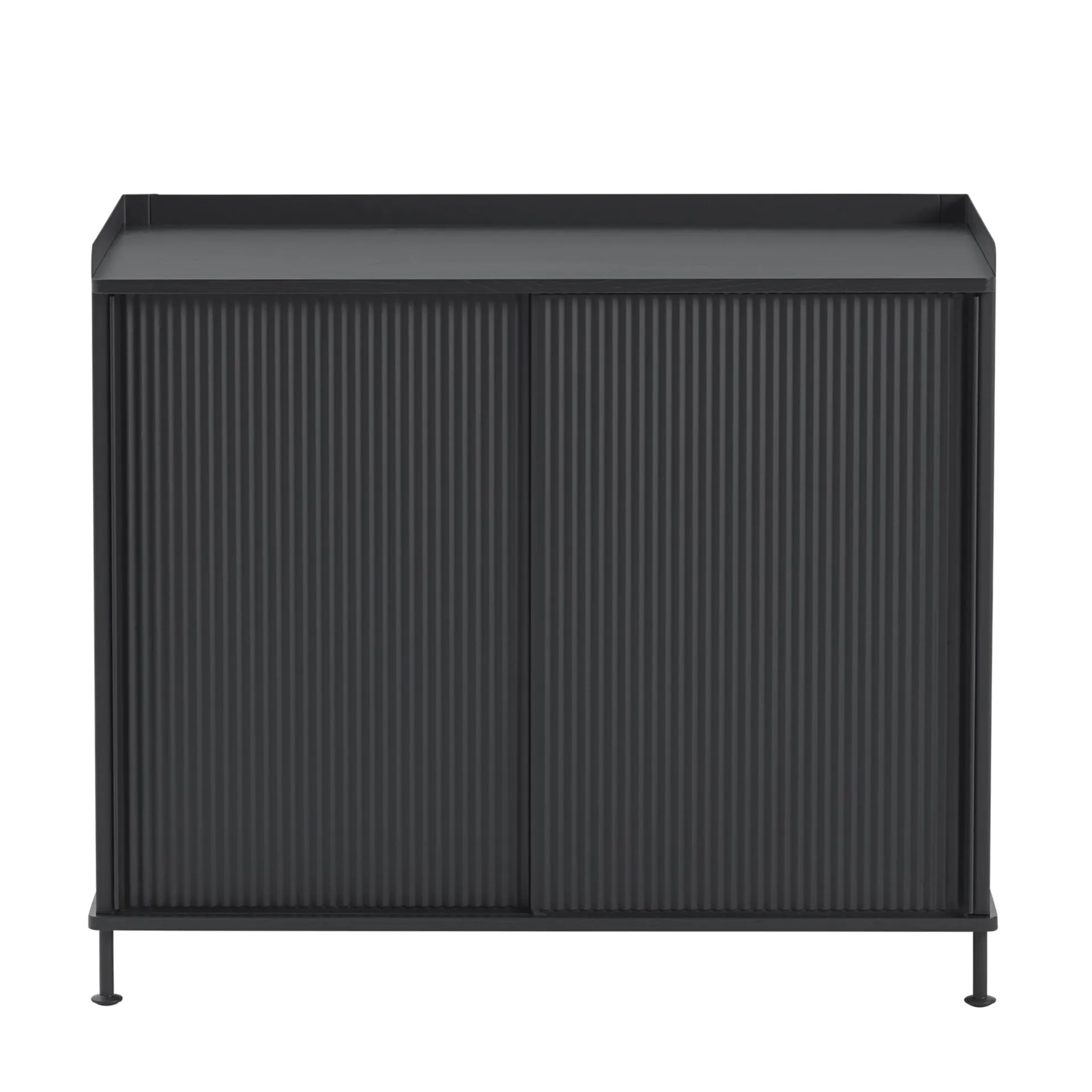 Enfold sidebord, højt, Black-black Muuto