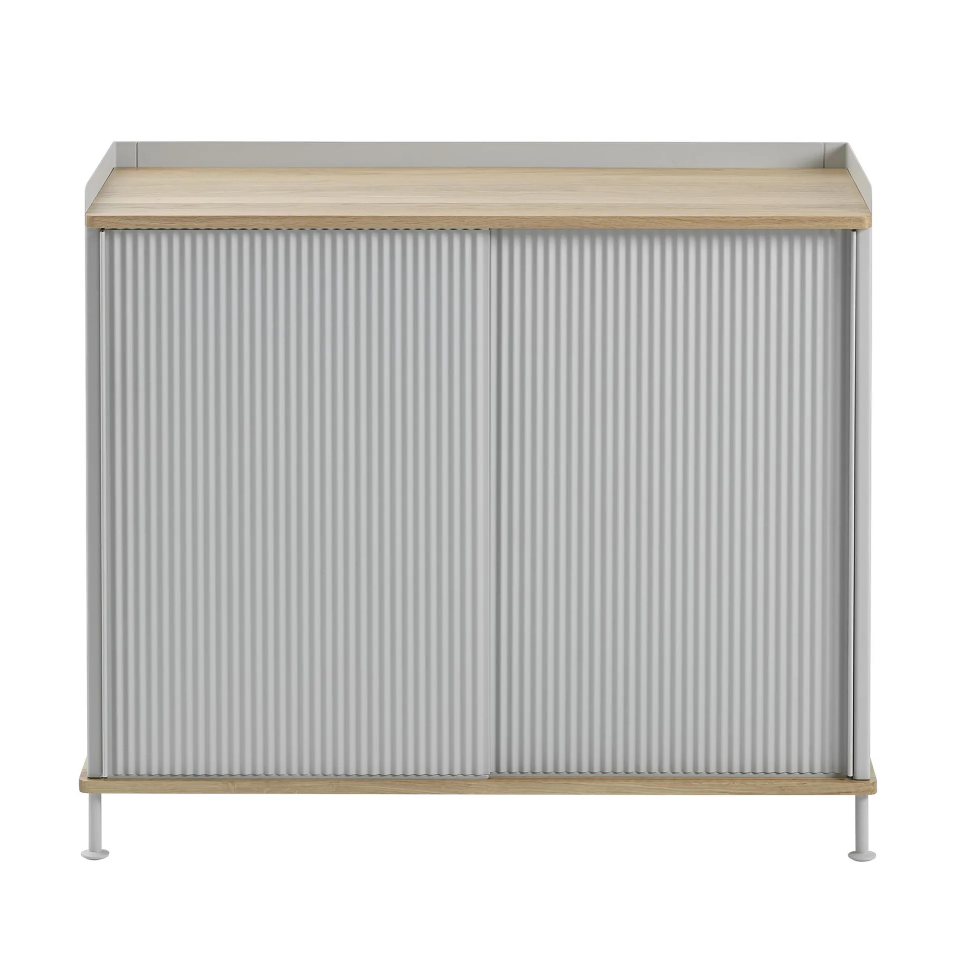 Enfold sidebord, højt, Oak-grey Muuto