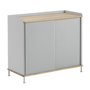 Enfold sidebord, højt - Oak-grey - Muuto