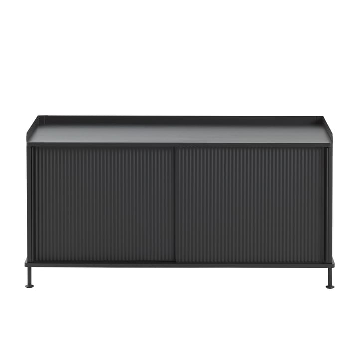 Enfold sidebord, lavt 125x45x63 cm - sort, sort - Muuto