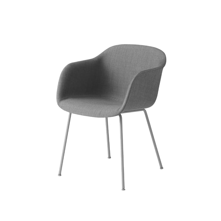 Fiber karmstol tube base - Remix 133, grey - Muuto