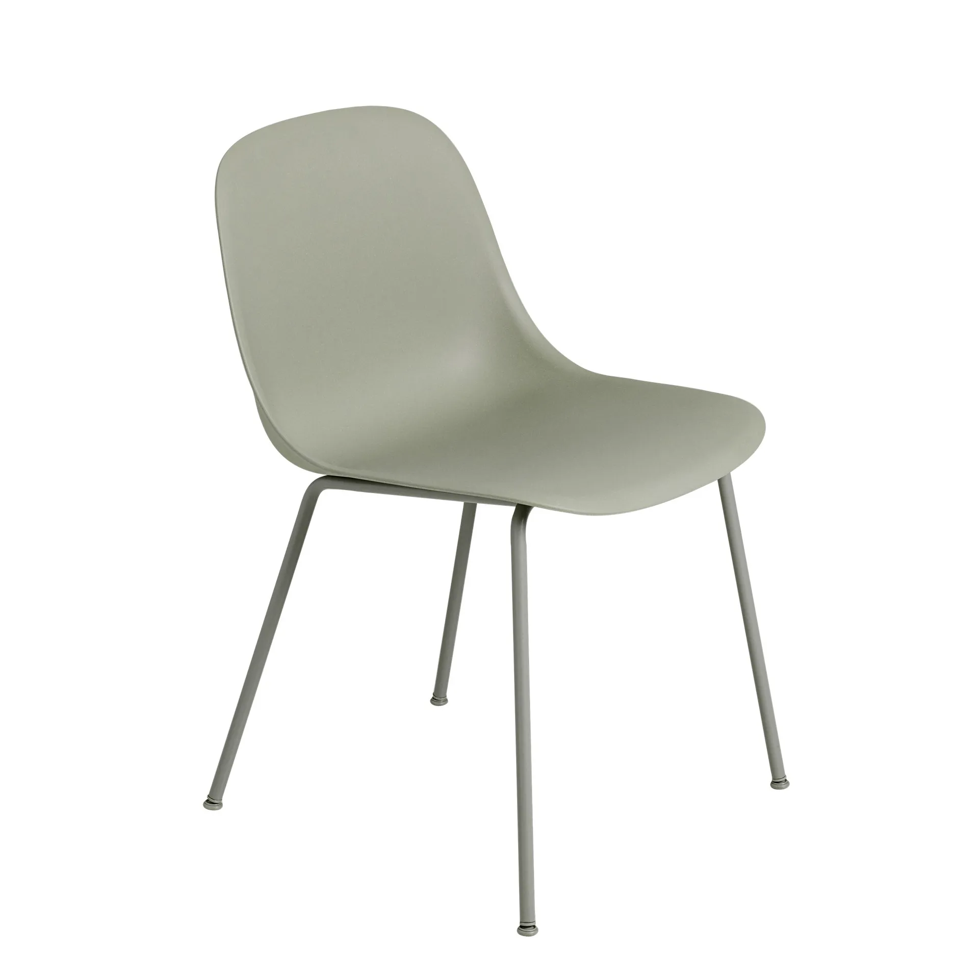 Fiber side chair stol, dusty green Muuto