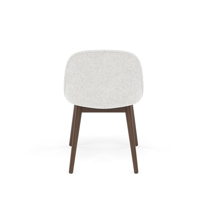 Fiber Side Chair stol med træben, Hallingdal nr. 110-stained dark brown Muuto