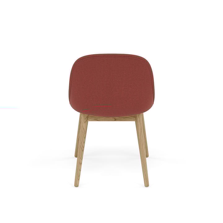 Fiber Side Chair stol med træben, Re-wool 558-oak Muuto