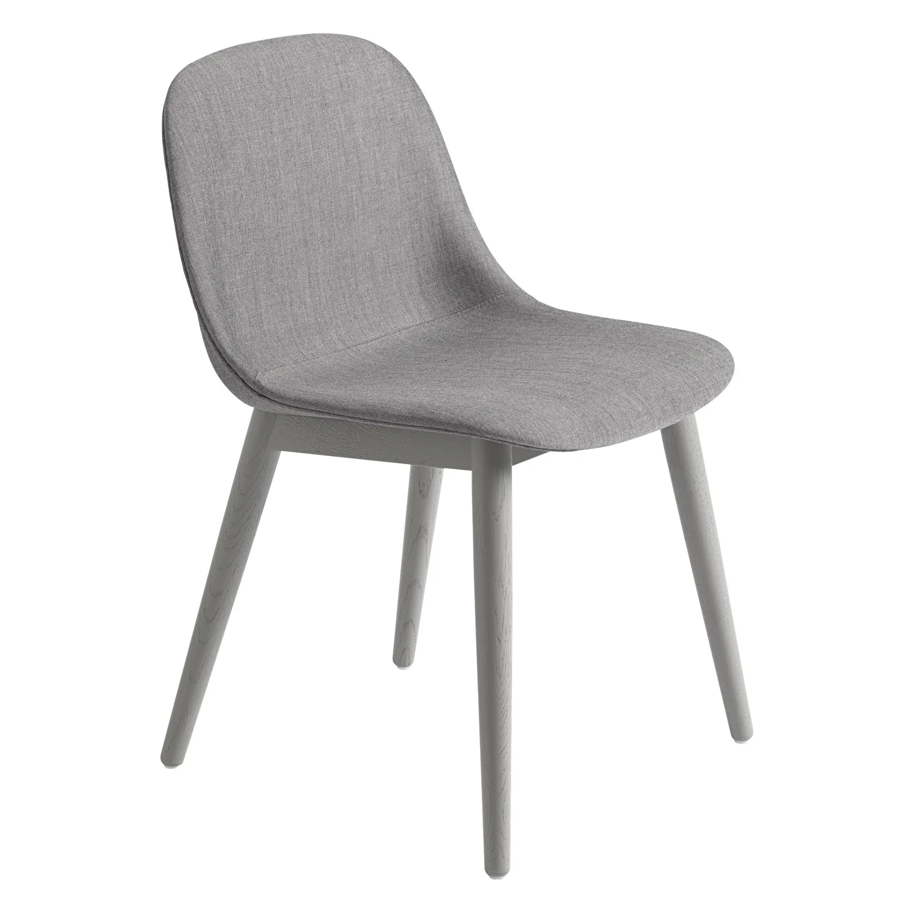 Fiber Side Chair stol med træben, Remix 133/Grey Muuto
