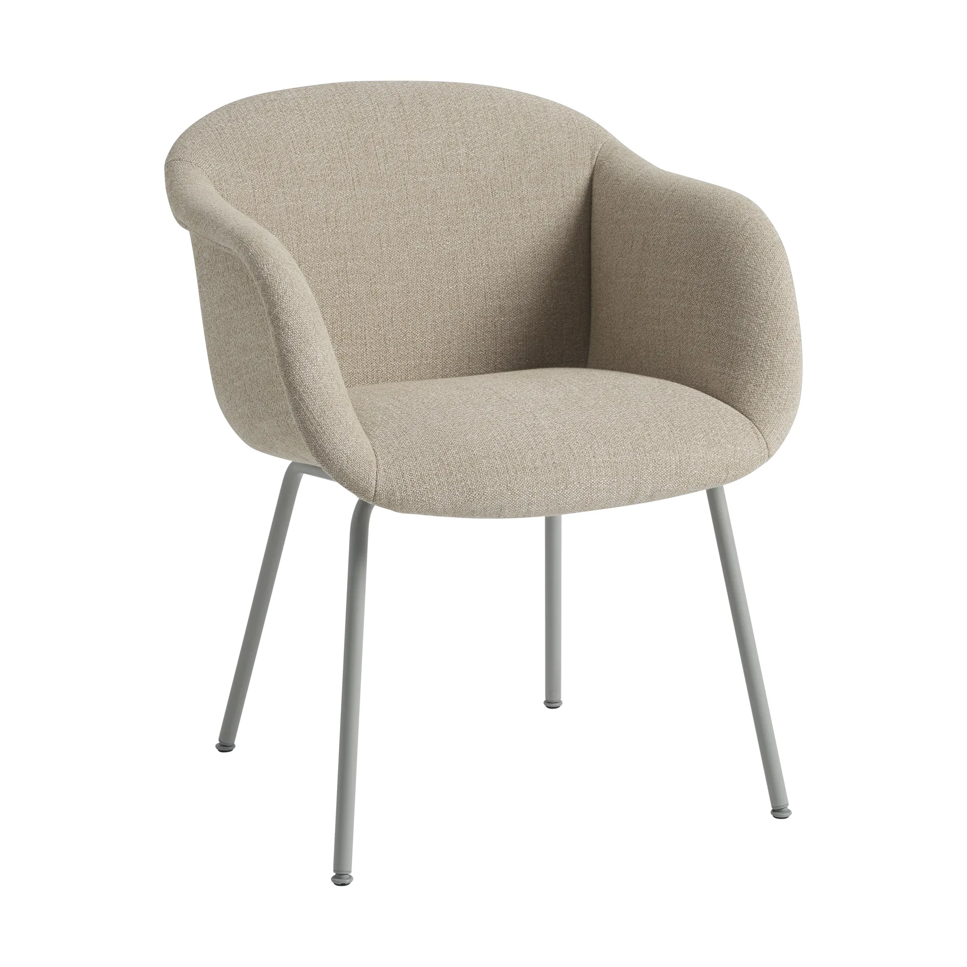 Fiber Soft Lænestol tube base, Ecriture 240/Grey Muuto