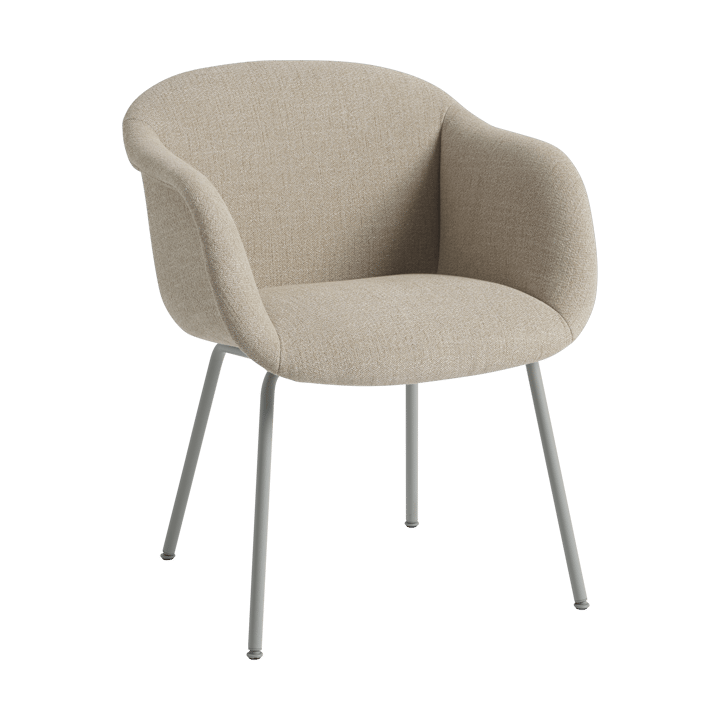 Fiber Soft Lænestol tube base - Ecriture 240/Grey - Muuto