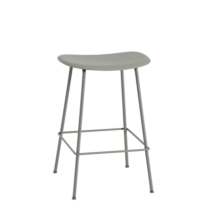 Fiber Tube barstol 65 cm - dusty green - Muuto