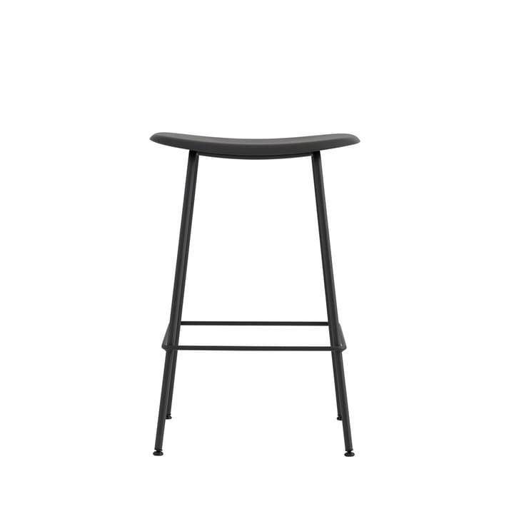 Fiber Tube barstol 65 cm, sort Muuto