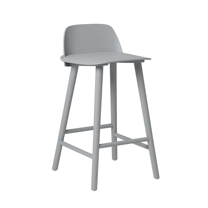 Fiber Tube barstol ryglæn 75 cm - dusty green - Muuto