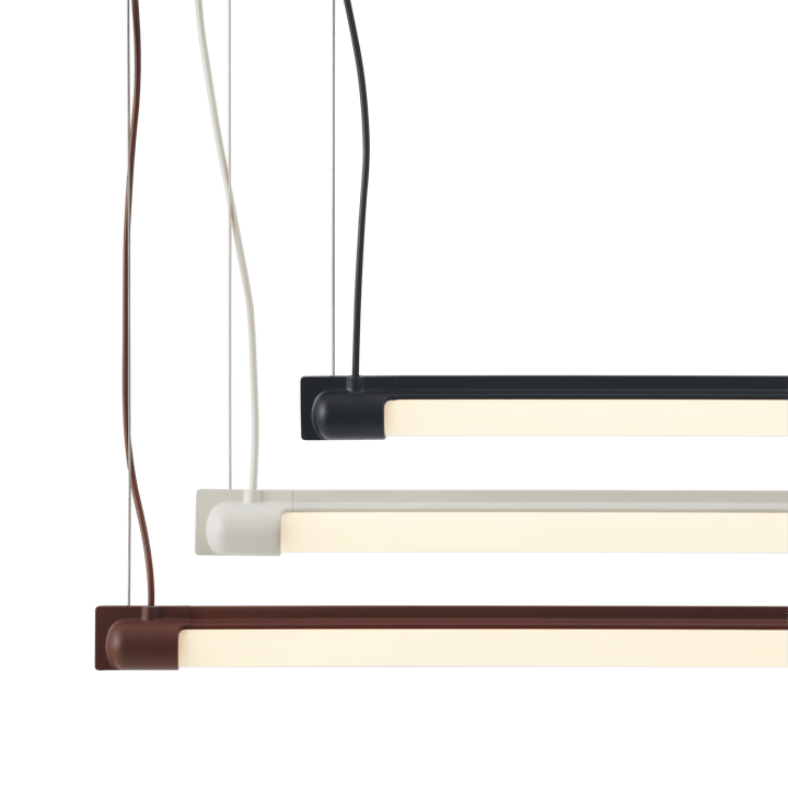 Fine Suspension Lampe 120 cm - Deep Red - Muuto