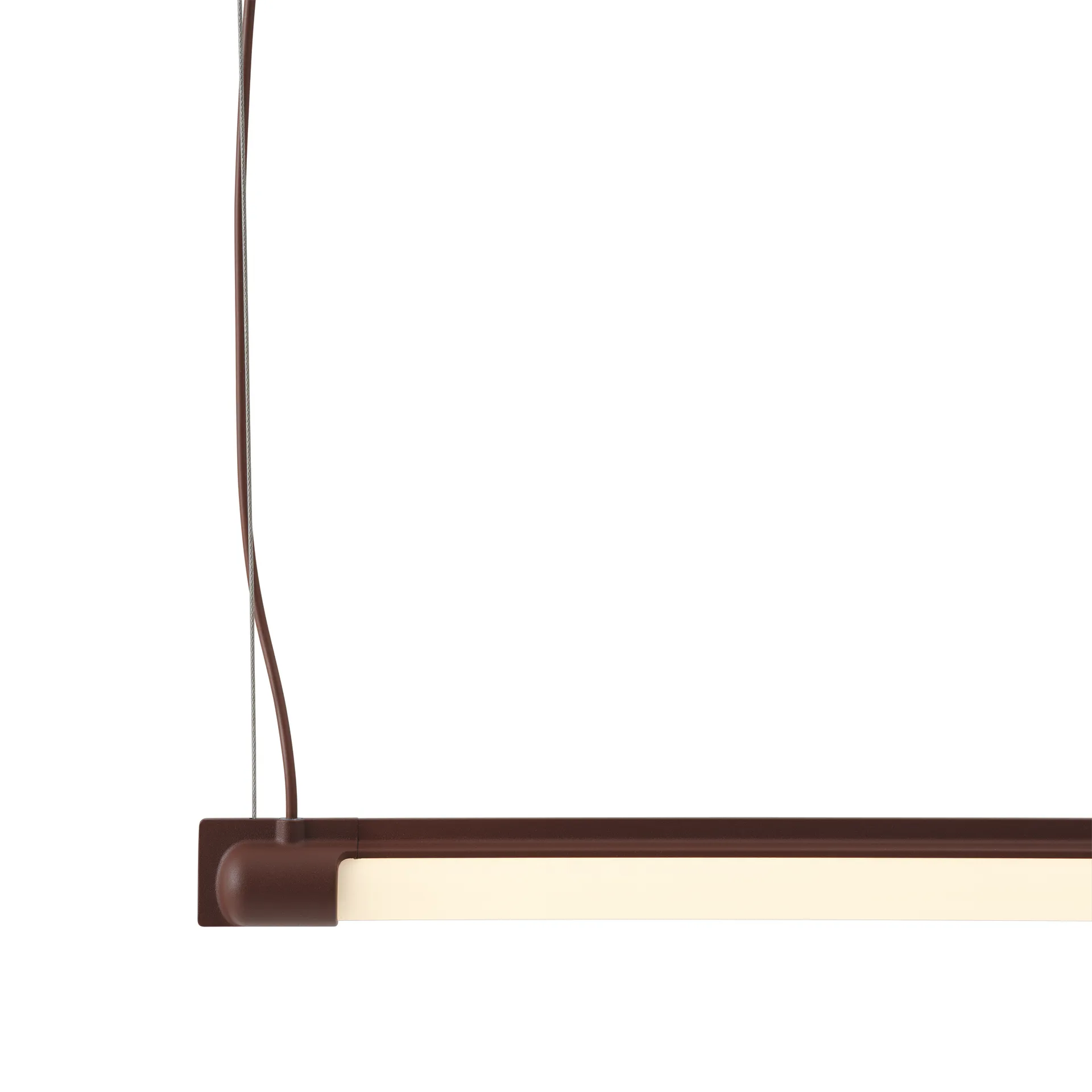 Fine Suspension Lampe 120 cm, Deep Red Muuto